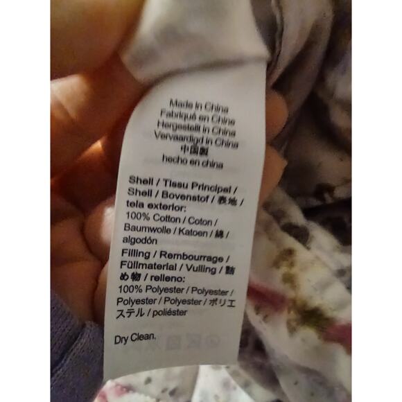 J. Crew X Flora Obscura Floral Quilted Reversible Wrap Jacket PrimaLoft Size L - Picture 10 of 16